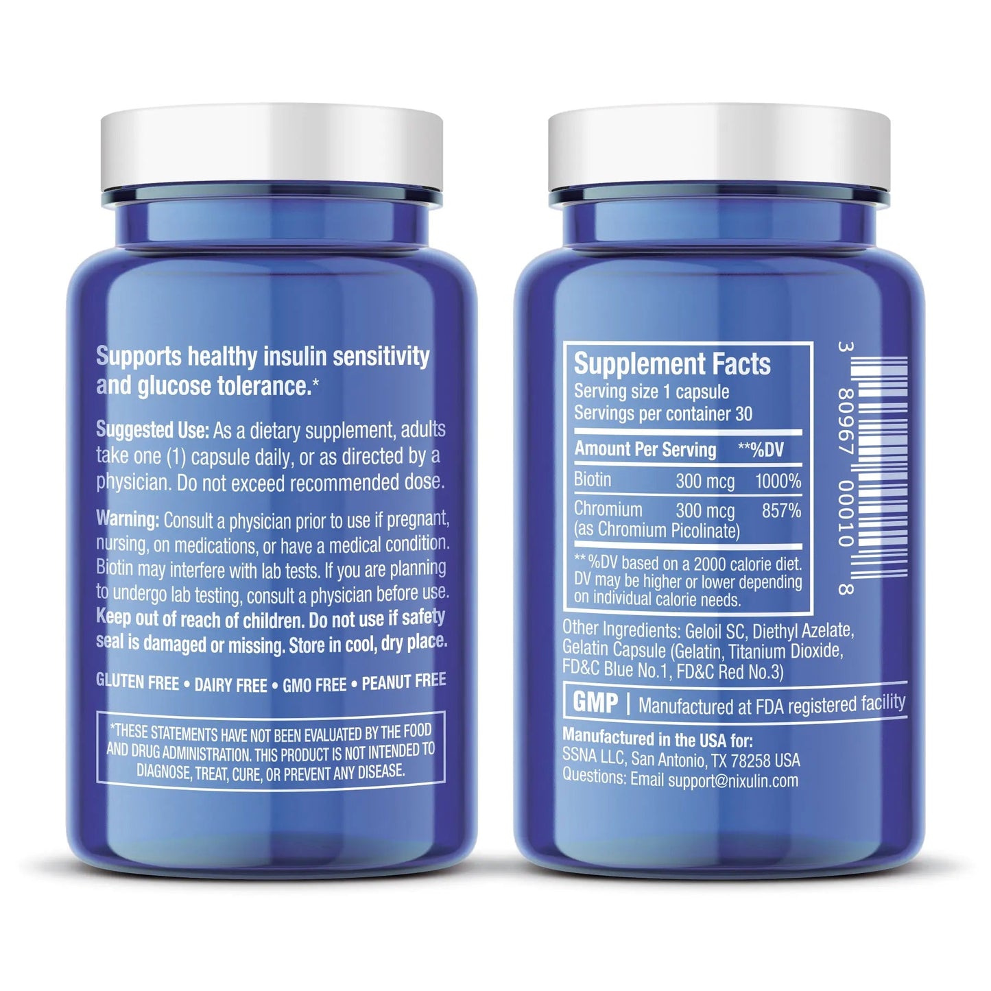 Nixulin™ Blood Sugar Support Capsules - Nixulin